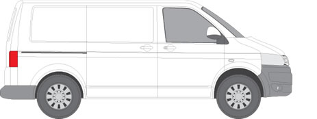 VW Transporter T5 Van Racking (2002-2015 SWB (L1) - Low Roof (H1))